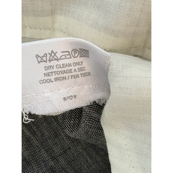 Nicole Farhi 100%‎ Linen Cropped Wide Leg Trouser Pants Grey Size 10 NEW No Tag - Picture 14 of 14